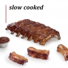 Sous vide Spare ribs με σάλτσα «BARBEQUE»